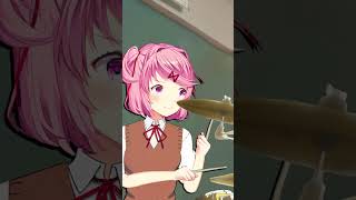 Dokis get Taught by Monika!🎸(DDLC Voiced Animation) #ddlc #shorts