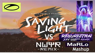 ResuRection (Maurice West Remix) vs Saving Light (NWYR Remix) MaRLo Mashup. Resimi
