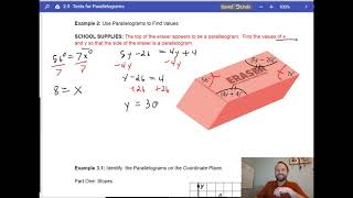 Celebrity Int2 2-3 Tests for Parallelograms Wealth