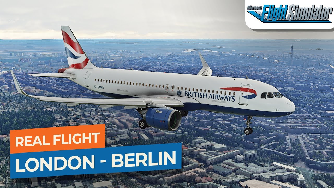 Real Flight London Heathrow To Berlin Tegel Airbus A3neo British Airways Drawyah Youtube
