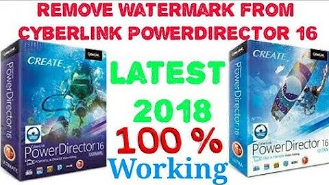 How to Remove Watermark of Cyberlink Power Director 16