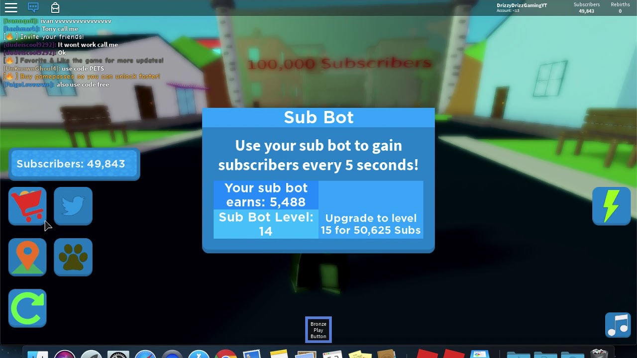 Codes For Roblox Youtuber Simulator