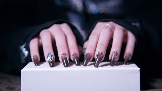 ネイルチップ☆地雷ワンホン量産型韓国☆黒☆シンプルフレンチ