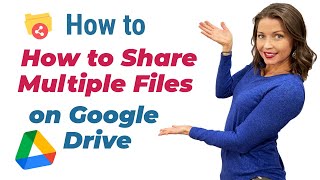 How to share files on Google Drive | how to share multiple files on google drive