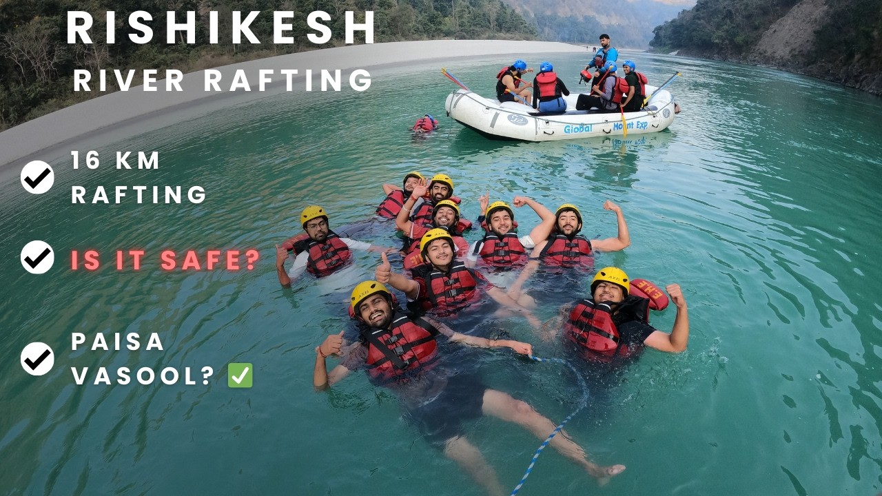 Ep 3: Rishikesh 16 KM River Rafting & Honest Review! Is It Worth It?