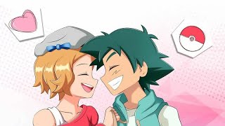 Pokemon ♡Ash x Serena♡ {Sugar Crash} #shorts