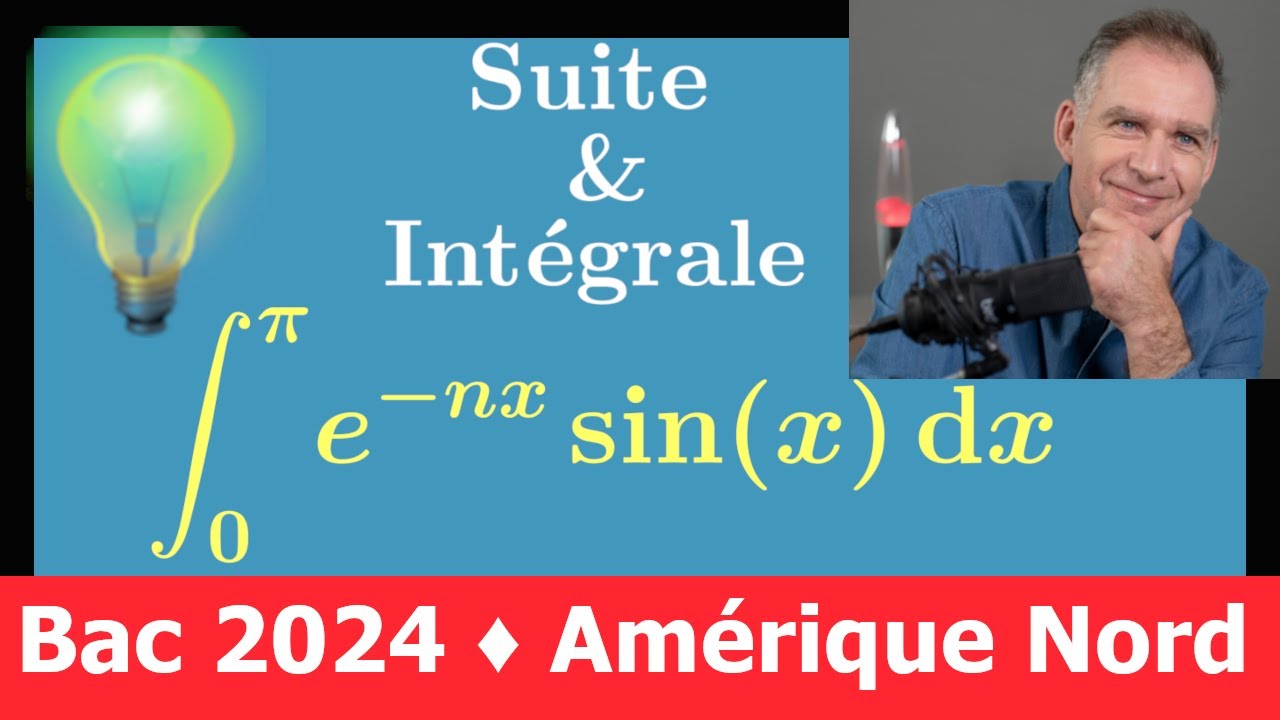 Corrigé bac Amérique du nord 2024 spé maths ♦ intégrale suite exponentiel ♦ rappel cours + Conseils