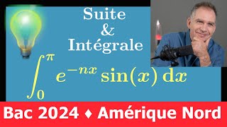 Corrigé bac Amérique du nord 2024 spé maths ♦ intégrale suite ♦ avec rappel de cours + Conseils ♕