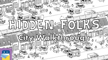 Hidden Folks: City Walkthrough Guide & Locations & iOS iPad Gameplay (by Adriaan de Jongh)