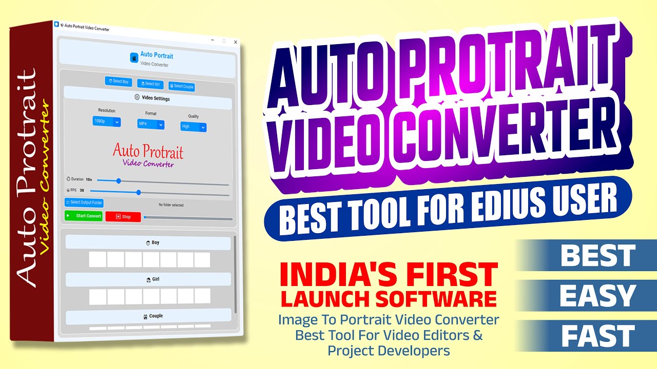 Auto Protrait Video Converter 1.0 | Image To Protrait Video Converter ...