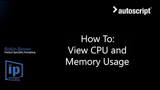 How To - View CPU and Memory Usage screenshot 5