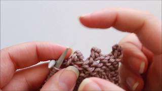Picot Bind Off Method For Knitting