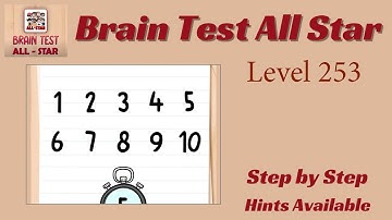 Brain Test All Star Level 253 – Quick & Easy Solution!
