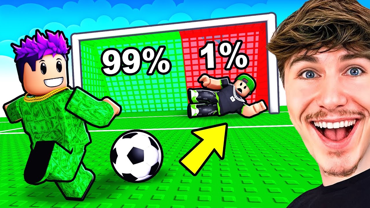 J’AI TIRÉ 100 PENALTY SUR ROBLOX !! (Incroyable)