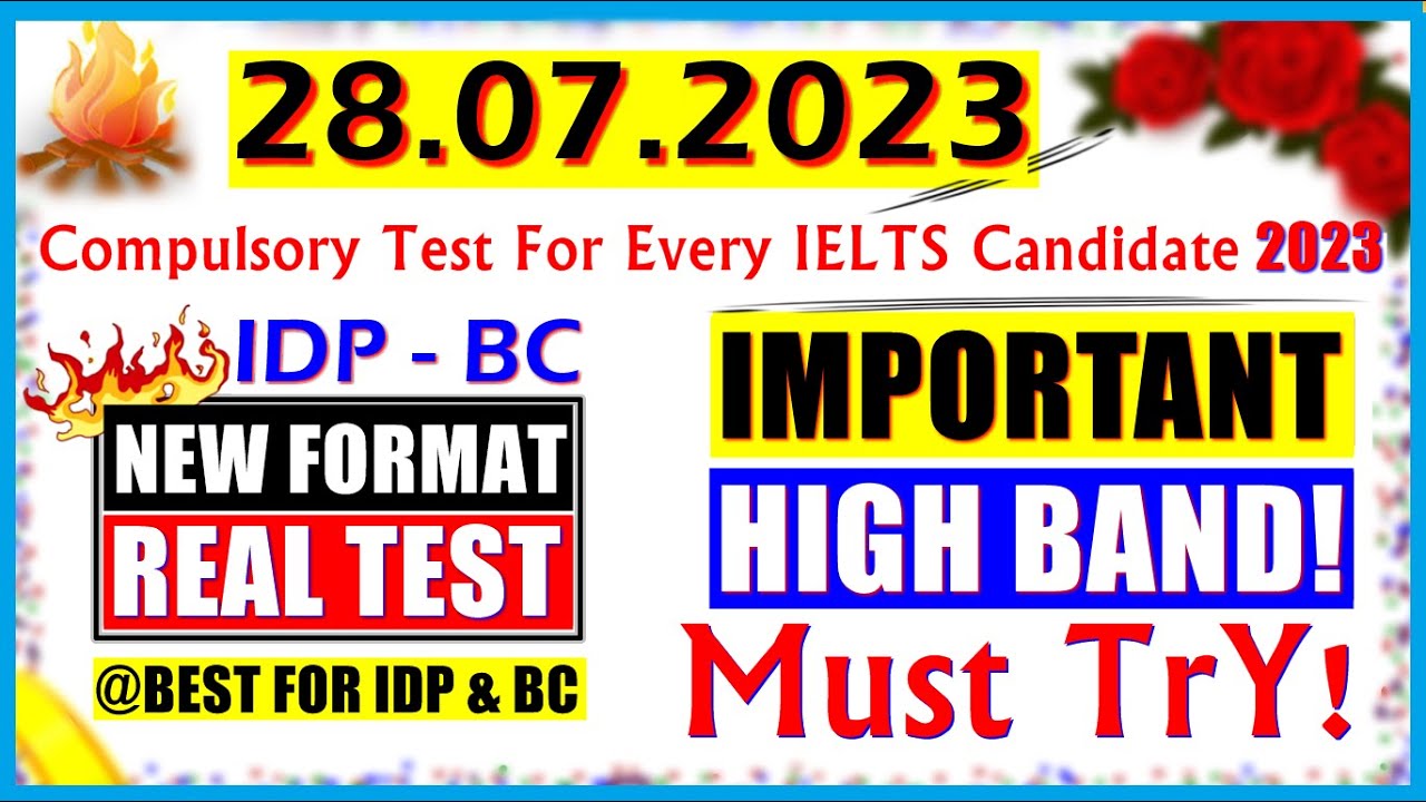 IELTS LISTENING PRACTICE TEST 2023 WITH ANSWERS | 28.07.2023