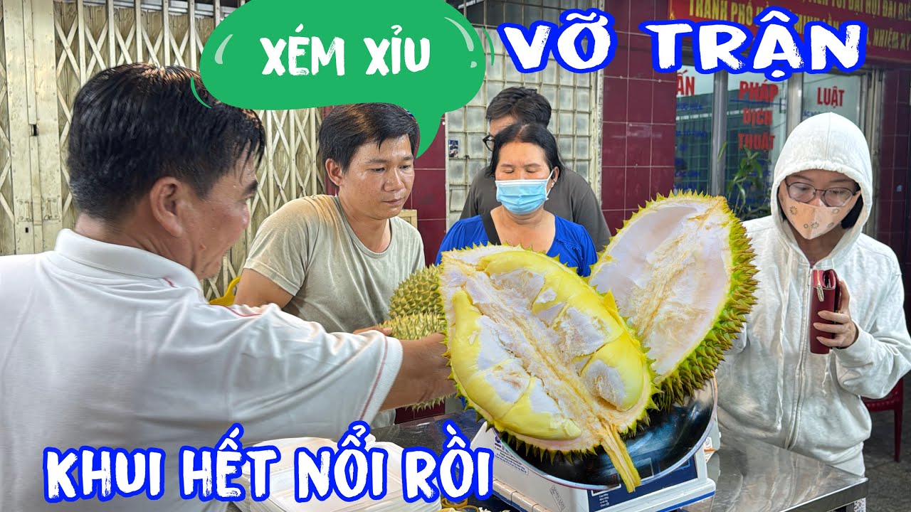 🟢Ní Sang_Chú Tèo xém xỉu vì lô sầu riêng vỏ mỏng cơm ú nú vừa chín tới