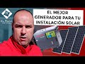 El mejor GENERADOR para tu INSTALACIÓN SOLAR 🌞🔌 | No te quedes sin energía en casa