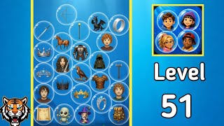 Bubble Match Connect Puzzle Level 51 | Bubble Match Level 51 Solution Walkthrough