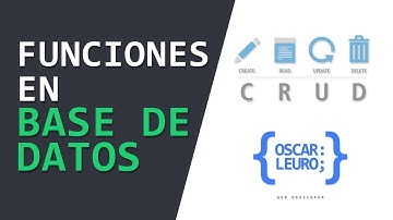 CRUD - Funciones Básicas en Base de Datos - Presentación