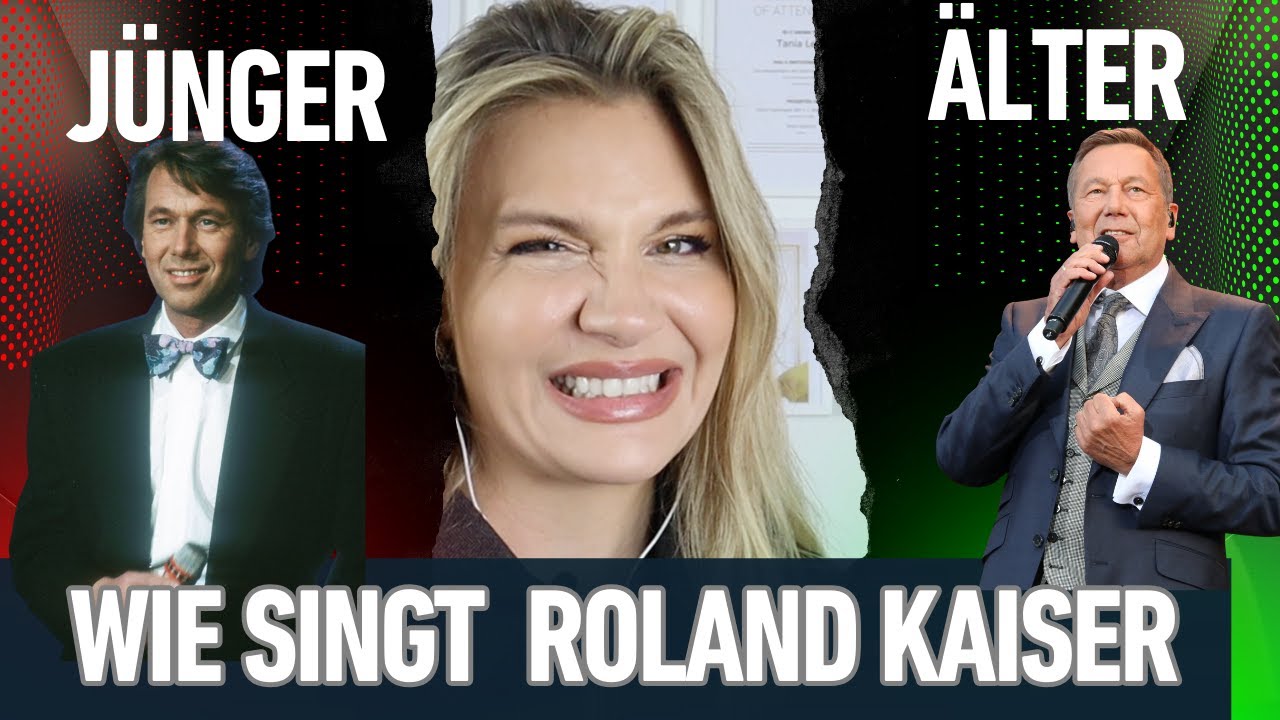 Vorher/ Nachher- Roland Kaiser- Vocal Coach analysiert