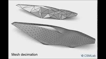 Shape optimisation of architectural roof