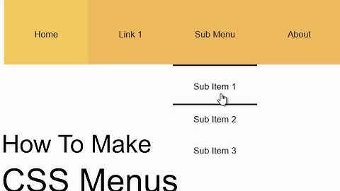 How to Create a CSS Drop Down Menu - Easy Step-By-Step Dreamweaver Tutorial