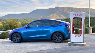 Extremely Easy! 1,000 Mile Tesla Model Y Road Trip Up The East Coast