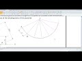 Development of lateral surface of a hexagonal pyramid