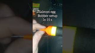 15 Sec Salmon Egg Bobber River Fishing Setup