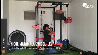 Nicol Matamala @nicol_lvp testea nuestra Jaula Rack Serie Tts Tp001 + lat Attach