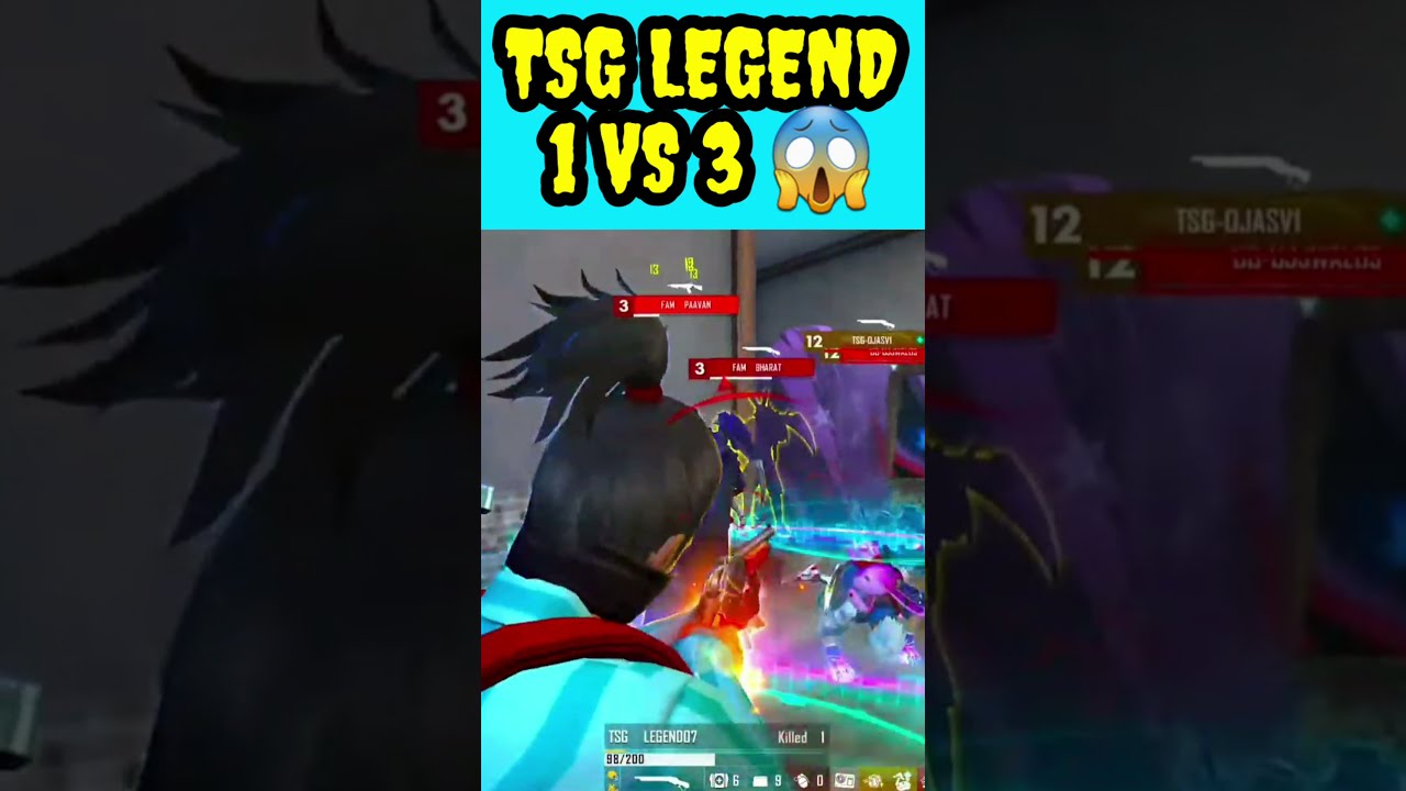 TSG Legend 1 vs 3 clutch omg gameplay😱😈||