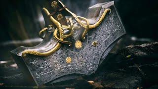 Forging Thor's hammer 41.9LBS/19Kg of STEEL !   | God of war Ragnarok |