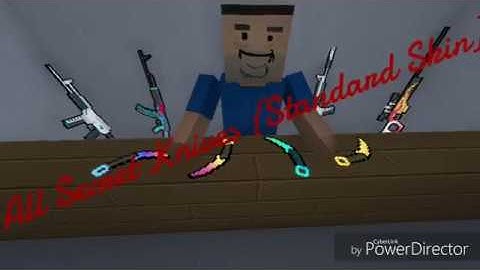 All Secret Knives in Block Strike [Standard Skin]