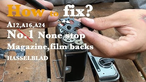 En : Fix the none stop at 1st frame issue, A12, A16, A24, Hasselblad film backs