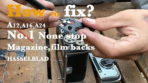 En : Fix the none stop at 1st frame issue, A12, A16, A24, Hasselblad film backs