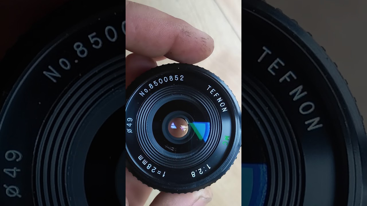 TEFNON 28mm F2.8 WIDE ANGLE 単焦点レンズ TEFNON 28mm f2.8 wide angle prime lens - Minolta MD mount - YouTube