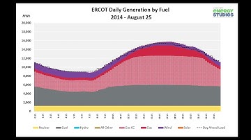ERCOT Generation by Resource: A Time-Lapse of Texas Fuel Mix in Electricity Generation (20x)