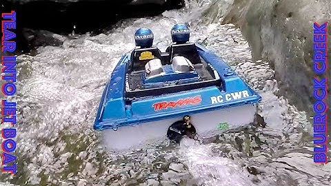 RC CWR NQD Tear Into Jet Boat in BlueRock Creek
