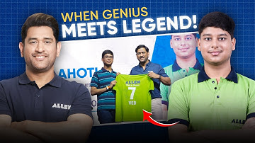 IITJEE AIR-1 to meeting MS Dhoni🏏!! Watch Ved Lahoti’s Incredible Journey! ✨