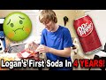 Logan Drank Soda For The First Time In FOUR YEARS!!!