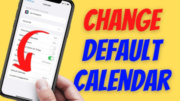 How To Change Default Calendar On iPhone