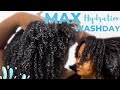 MAXIMUM Hydration Wash Day Routine for Dry Natural Hair | Type 4 + Low Porosity Natural Hair