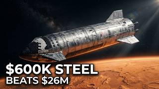 Why SpaceX's $600K Steel Rocket Beats NASA's $26 MILLION Carbon Fiber Design