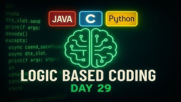 Logic Oriented Coding Day-29 | C, Java, Python Explained in Telugu | technicaltopics Live