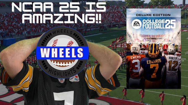 WHEELS PLAYS COLLEGE FOOTBALL 25! | THIS GAME IS AMAZING! | NCAA 25 GAMEPLAY