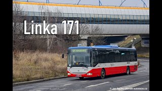 Linka 171  |  Irisbus CROSSWAY ZF • ev. č. 1489  |  Depo Hostivař → Ve Žlíbku