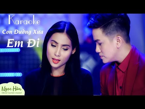 Karaoke Con Đường Xưa Em Đi || Khưu Huy Vũ ft Ngọc Hân