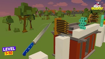 Slice Master (Level 1-10) Android Gameplay