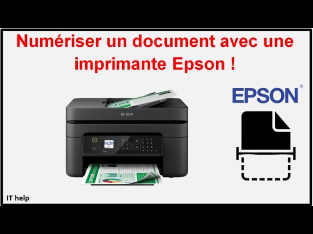 Scanner, numériser un document en format PDF via une imprimante Epson puis  l'envoyer par Gmail 