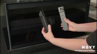 How to easily clean the grease filters from your Novy Panorama venting hob